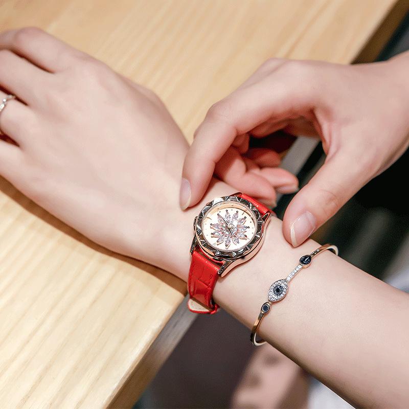 The Wind Comes And Goes, Watch Woman, Thin Belt, Small Female Temperament, Belt, Small Dial.