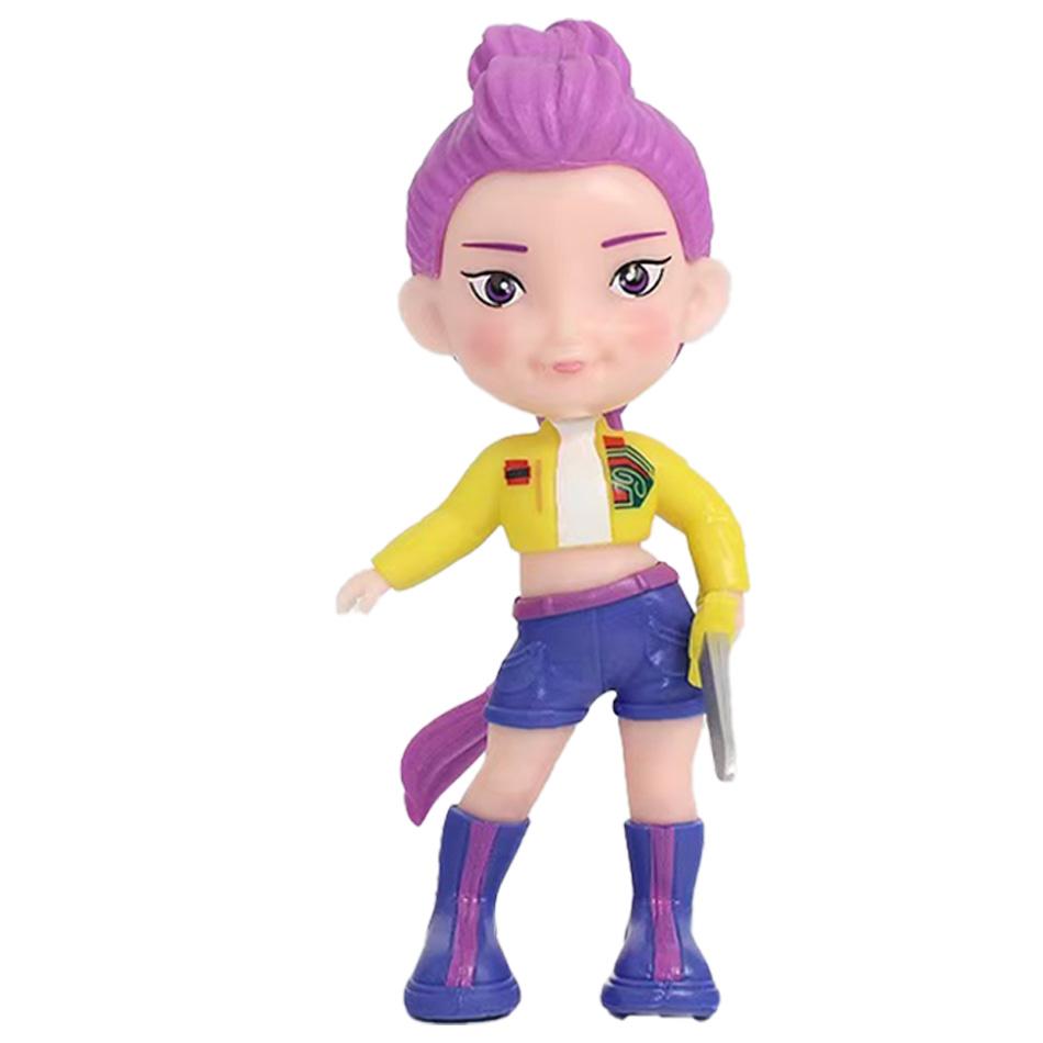 15cm Large Size Q Version Kpop Devil Hunter Rumi Zoe Mira Anime Character PVC Collectible Toys Affordable Fashion Accessories