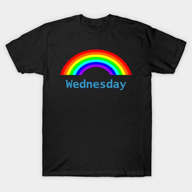 

Men Black Print T-shirt Wednesday No-Cut Transfer Paper Print Cotton Tshirt M чорний