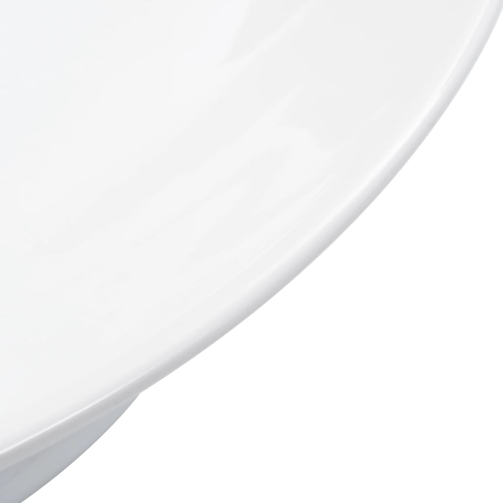 Wash Basin 41 X 12.5 Cm Ceramic White
