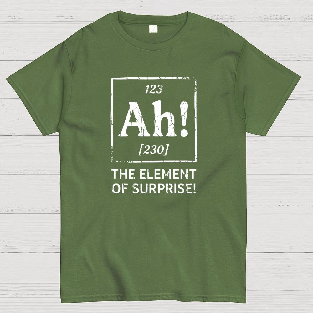 Ah! The Element of Surprise Cotton Summer Casual Cool Loose T-Shirt