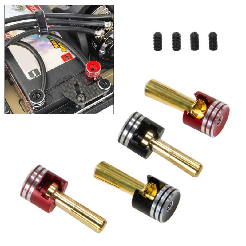4/5mm Remote Control Battery  Banana Plugs with Heat Dissipation Copper Remote Control Car Battery