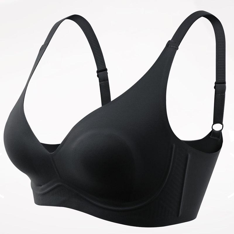 

Женский бесшовный бюстгальтер с ушками кролика - Без косточек, мягкий, поддерживающий и уменьшающий большую грудь L