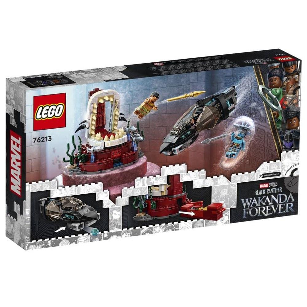 LEGO Marvel Super Heroes Namor's Throne Room Building Blocks 76213 Toy Set for Kids Aged 7 and Up