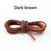 New High Quality Flat Shoelaces Solid Leather Shoe Laces Classic Multicolor Leisure Shoe Lace Outdoor Unisex Boots Shoelace