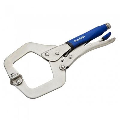 Bluespot Tools Locking C-clamp With Swivel Pads 280mm (11in)