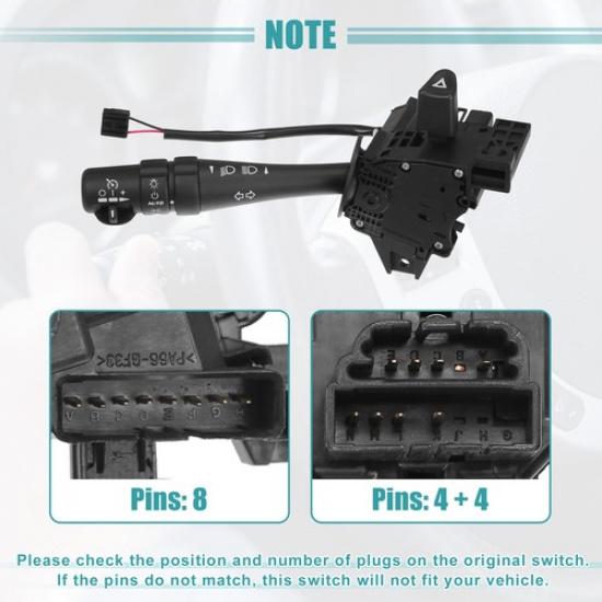 Turn Signal Switch Multifunction Combination Switch Fit for Pontiac Grand Prix