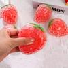 2PCS Fruit Squishy Stress Balls for Kids Strawberry Watermelon Squeeze Toys Dough Ball Fidget Toys for Anxiety Relief
