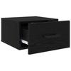 Nightstand Black Oak Effect 35 x 35 x 20 cm Particleboard