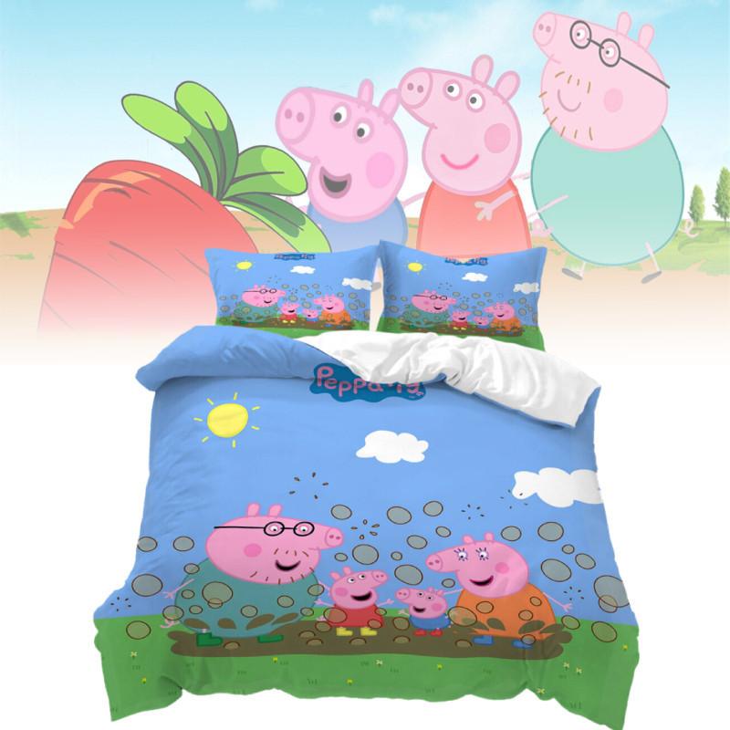 High Definition Digital Print 3 Piece Bedding Set For Us Size Bed Sheet