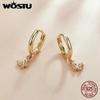 New 925 Sterling Silver Starburst Butterfly Studs Earrings Simple Plated Gold Earrings For Women Fashion Silver Jewelry