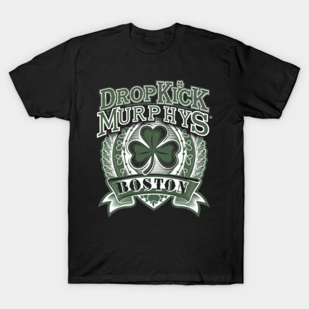 Asian Size Cotton Unisex Tshirt Print T-shirt Dropkick-Murphys T-shirt No-Cut Print Regular Fit