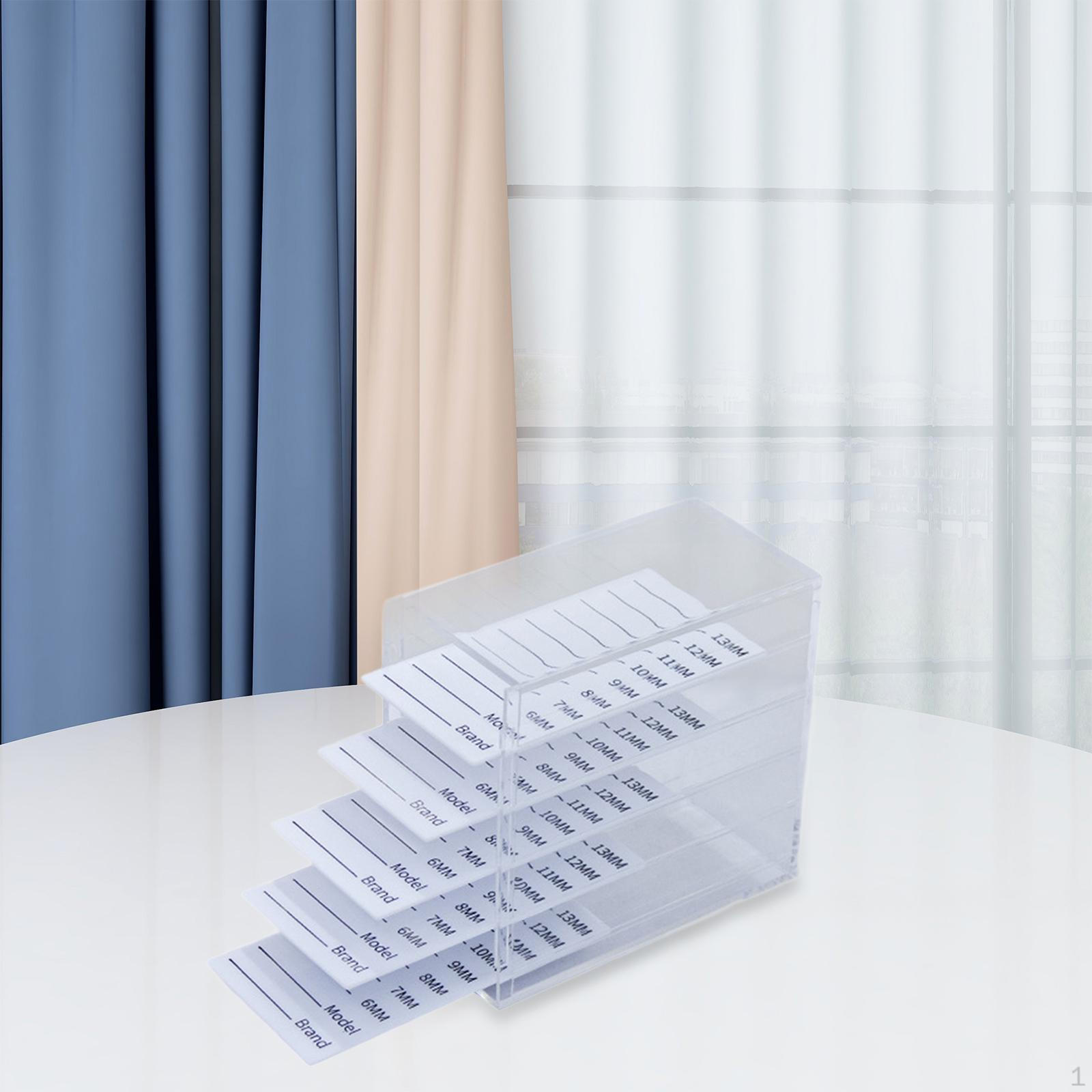 

5 слоев накладных ресниц коробка для хранения органайзер для демонстрации ресниц пылезащитный поддон для белый