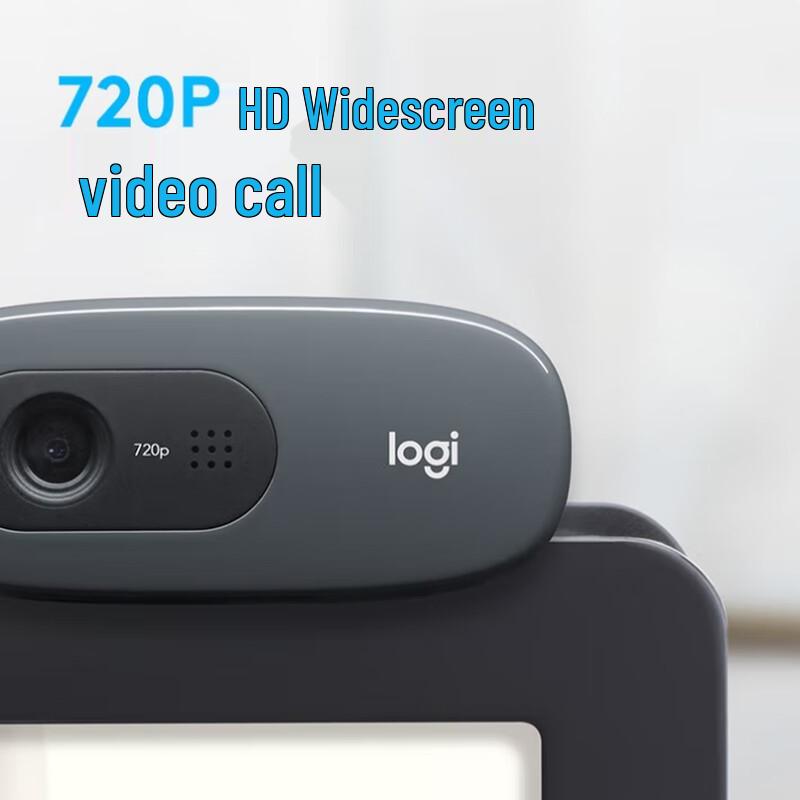 Logitech C270 HD Webcam with Microphone