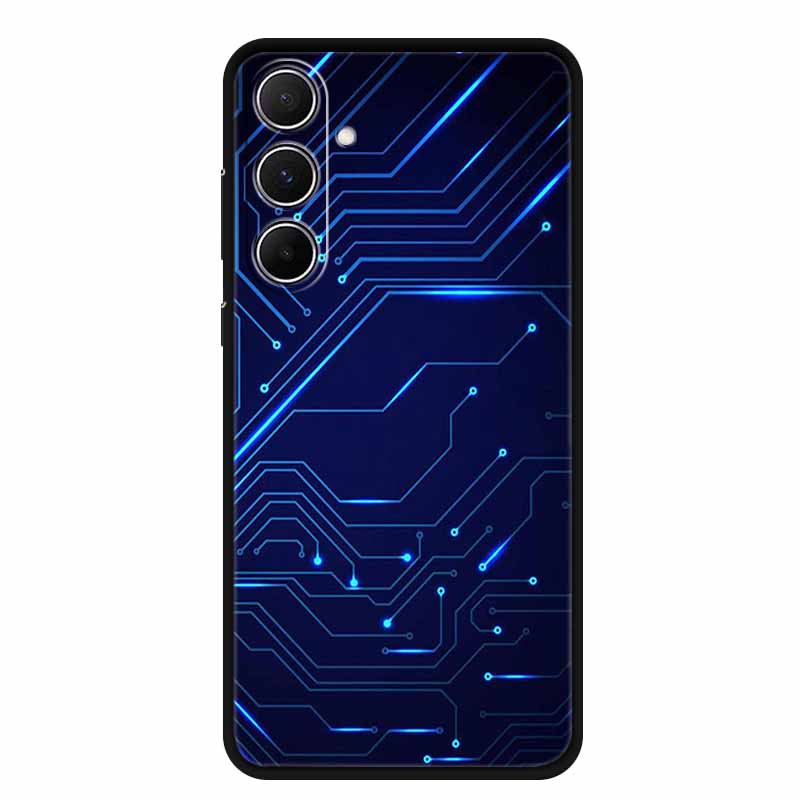 For Samsung Galaxy A55 5G Case Animals Soft Silicone TPU Phone Cases Back Cover For SamsungA55 Wolf Protector Cute Girl Shell