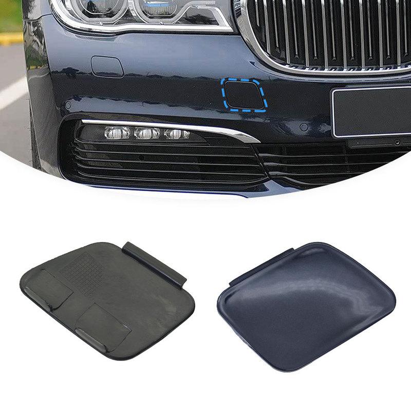 For BMW G11 G12 Car Front Bumper Tow Hook Cover Cap Accessory Black White For BMW 7 Series 730 740 750 2016-2018 51117412466