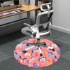 1pc Horse Pattern Office Round Rug, Non-slip, Soft and Durable Office Rug for Interior Decoration, Perfect for Office, Beautiful Decoration yy26032303