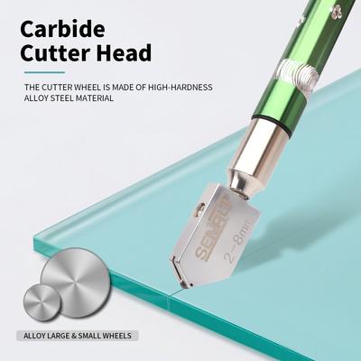 1PC Multiple Colors Professional Glass Tile Cutter Portable Glass Cutter Diamond Tipped Window Craft Glass Knife Hand Tool