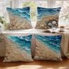 Coastal Shells Cushion Covers Pillowcase Fantasy-Inspired Decor For Your Home Sofa Cushion Cover Living Room Bed Car Decor