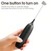 1PC Handheld Stainless Steel Electric Milk Frother Whisk Creamer (No AA Batteries Required) Beverage Coffee Frother Ideal Gift