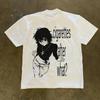 Japanese Y2k Tops Graphic Print Tshirt Kpop 90s Vintage Clothes Aesthetic Clothing Unisexs Emo Punk Classic Gothic Crop Tops