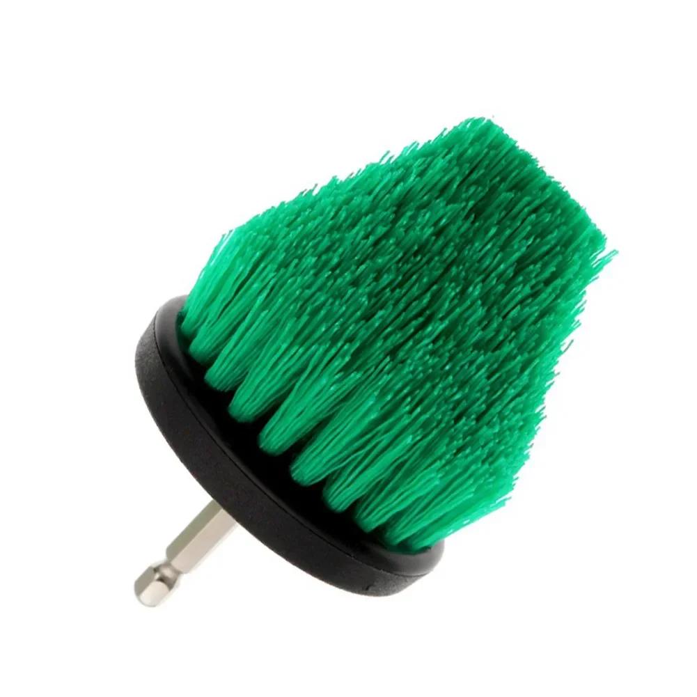 2.5 Inch Electric Cleaning Brush Wheel Brush Car Washing Connecting Rod Conical Detail Cleaning Tool For Furniture Kitchen