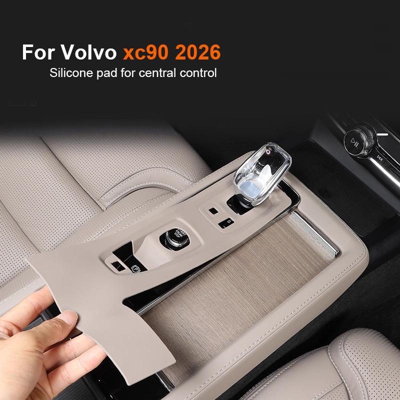 Für Volvo XC90 Mittelkonsole kabellose Ladeplatte Silikonmatte 2026 Auto Innenraum Getränkehalter-Pad Anti-Rutsch-Pad