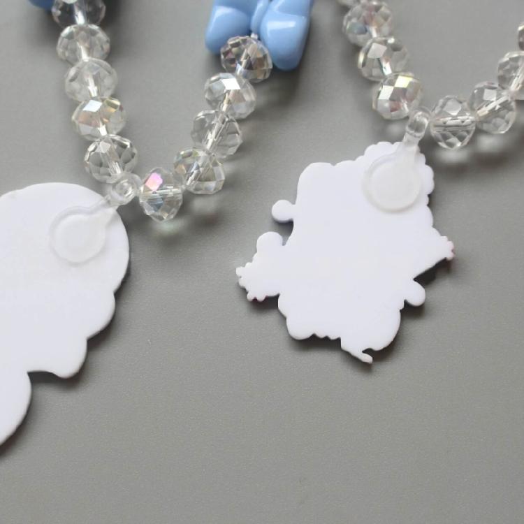 1000pcs Transparent Plastic Necklace Hooks Durable Necklace Bracelet Accessories
