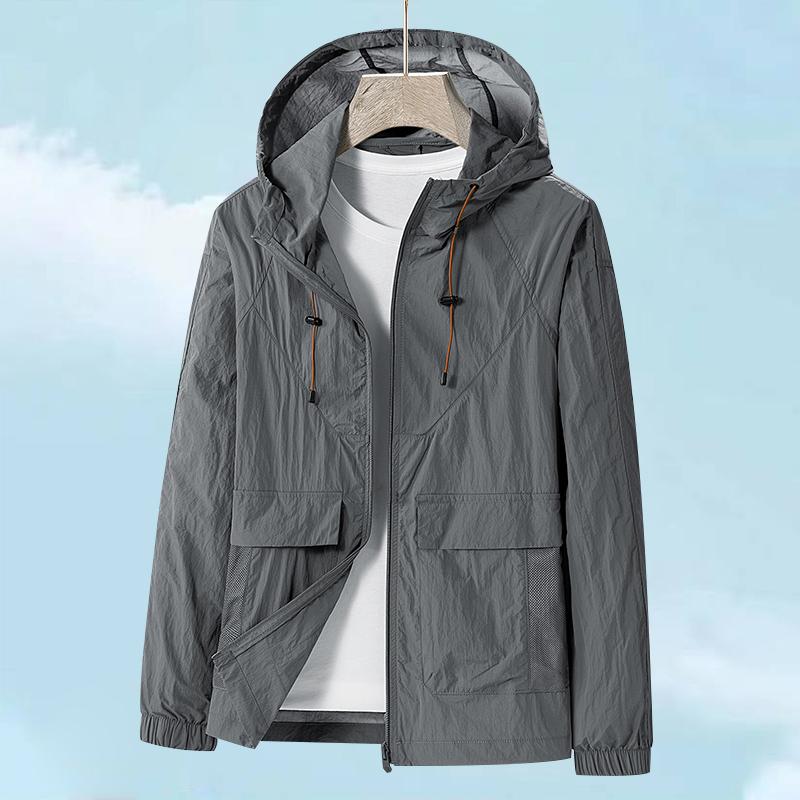 

Upf 50+ Unisex Light Breathable Outdoor Waterproof Coat Sun Uv Quick Dry Protectionacket Hooded Soft Jackets 3XL
