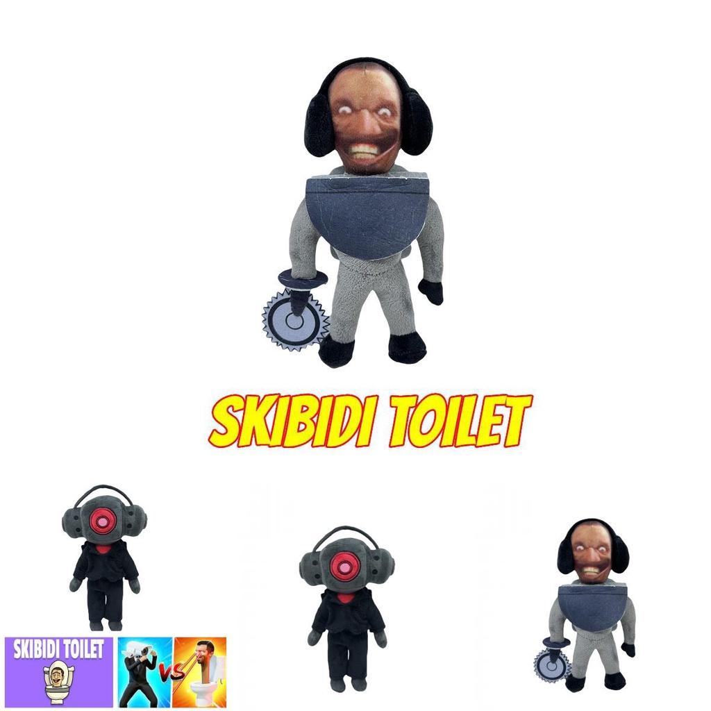 Skibidi Toilet Man Plush Toy Adorable Stuffed Doll For Kids And Collectors Short Plush Fabric Pp Cotton Filling 18cm Height