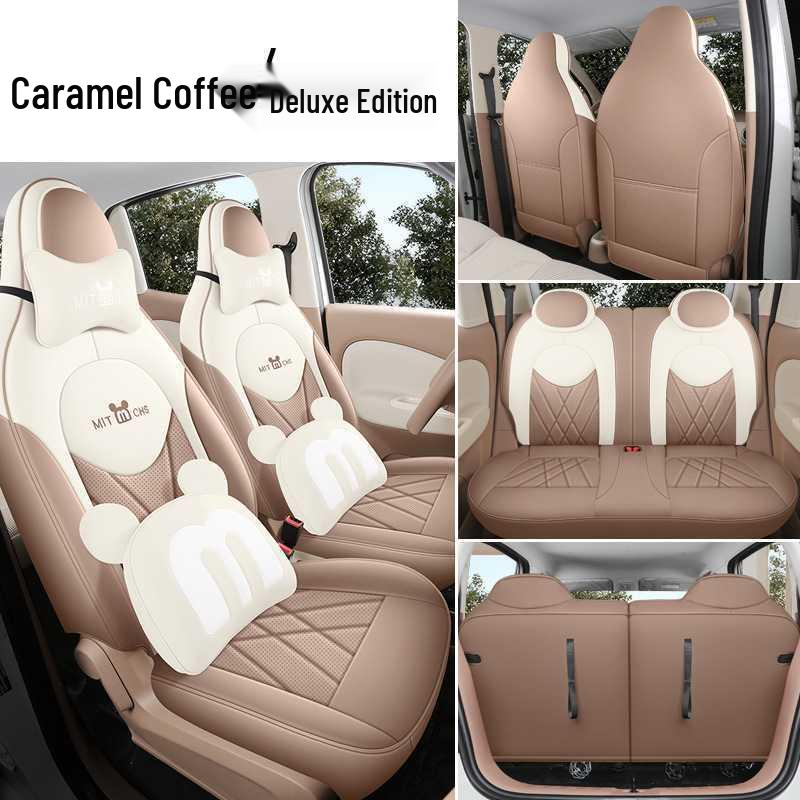 2025 Wuling Hongguang Mini EV Full-Cover Seat Covers, Four-Door, All-Season Car Interior Decor