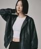 Verdnt Coated Nylon Wind Hood Jacket [Green]