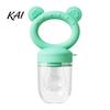 Easy to Hold Baby Feeder Silicone Fruit Feeder/Mold, Food Training Teething Relief Pacifier, Feeding Tool Safe Chewer for Infants Travel Pacifier