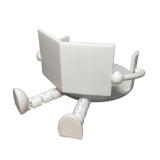 Yousheng Reading Toilet Paper Holder Creative Shape Easy Installation 3D Printed Toilet Paper Stand Roll Paper Stand Bathroom Decor