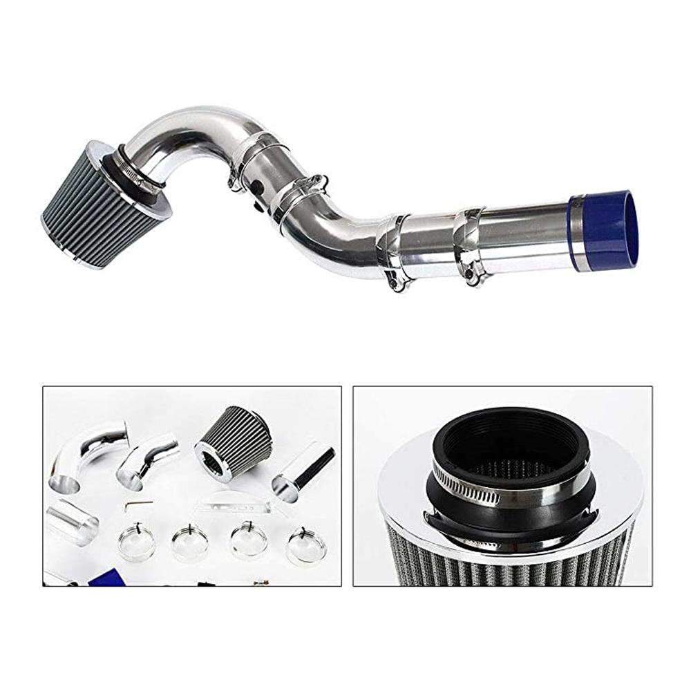 Universele 3" 76mm Luchtinlaatpijp Aluminiumlegering inlaatpijp Kit Turbo directe koude lucht Filter injectiesysteem met luchtfilter