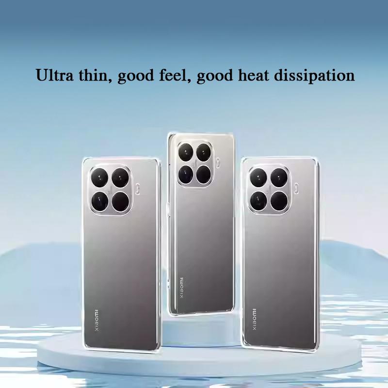 Transparent TPU Phone Case for Xiaomi 15T Pro 15TPro 5G Original Soft Clear Thin Silicone Shockproof Lens Protection Back Covers