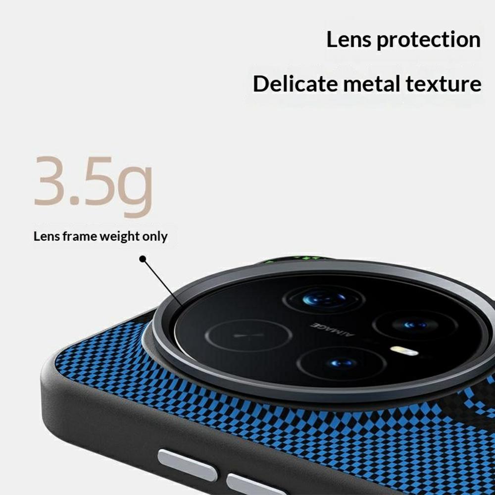 ABEEL For Honor Magic8 5G Magnetic Case Micro-Embossing 6D Printed PC TPU Aluminum Alloy Leather Phone Cover