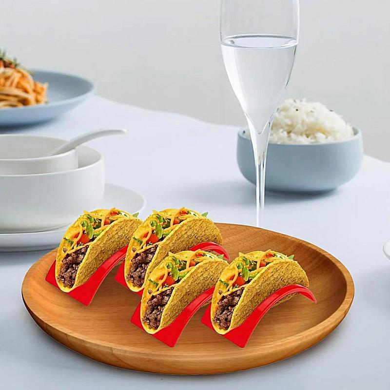 Taco Hållare Mexikansk Pannkakställ Tortilla Bricka Mathållare Kökstillbehör Återanvändbar Taco Hållare