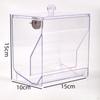 Automatic Bird Feeder Clear feed Station Lightweight 850ml Transparent Feeding for
