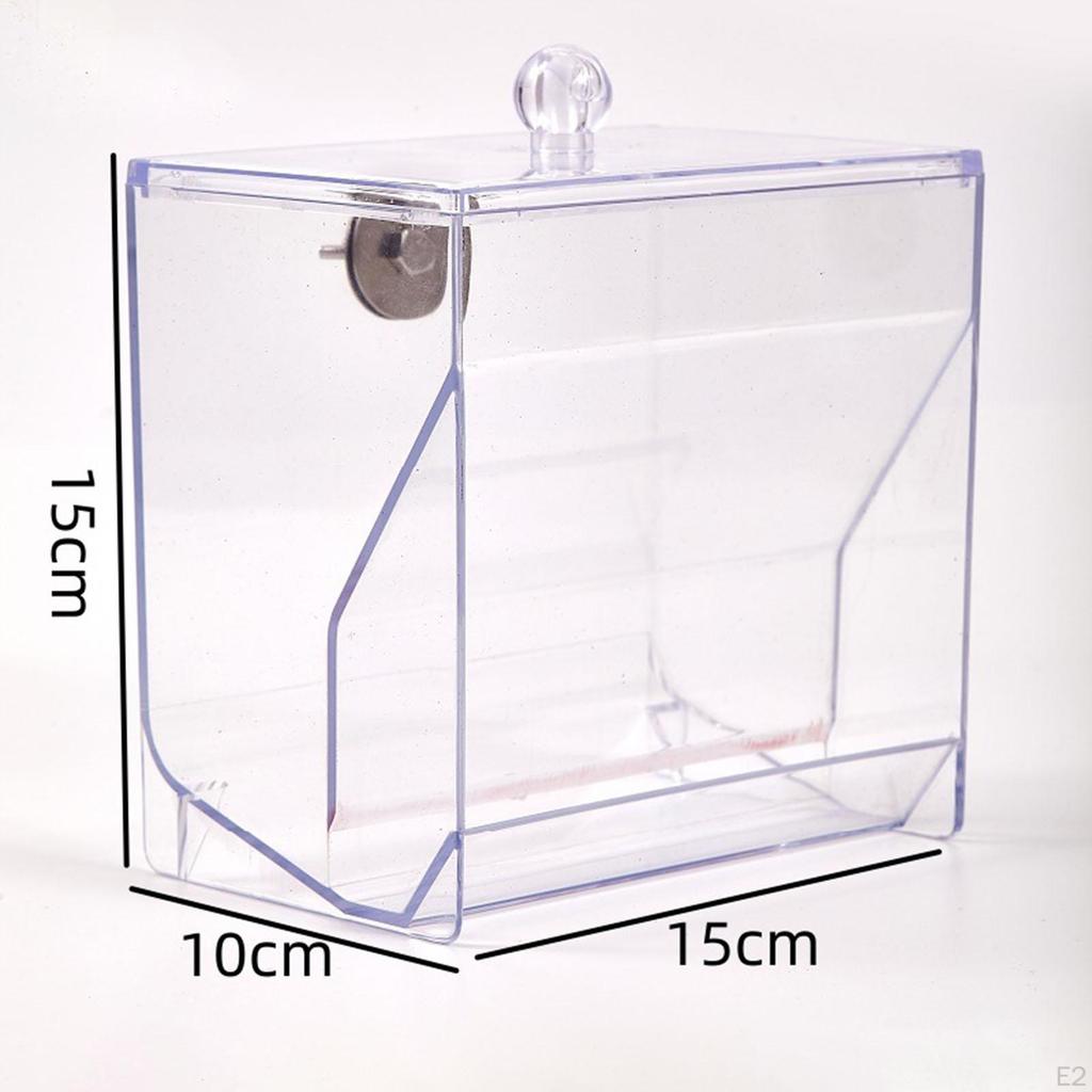 Automatic Bird Feeder Clear feed Station Lightweight 850ml Transparent Feeding for