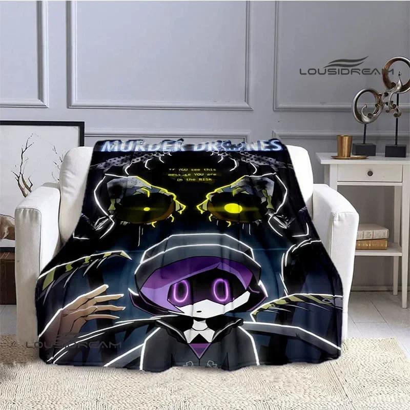 Murder-Drones Cartoon Printed blanket Flannel Warm blankets Soft and comfortable blanket bed linings cubre cama Birthday Gift