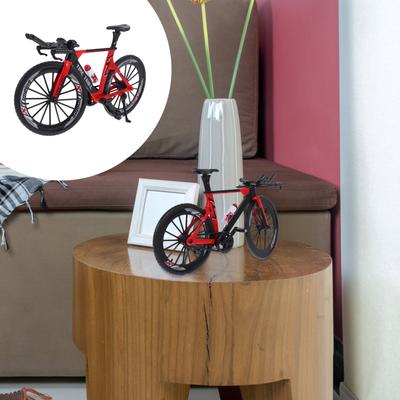 1Pcs Simulation Bike Chic Desktop Ornament Creative Tabletop Decor Miniature Cycle Adornment Home Office Decoration