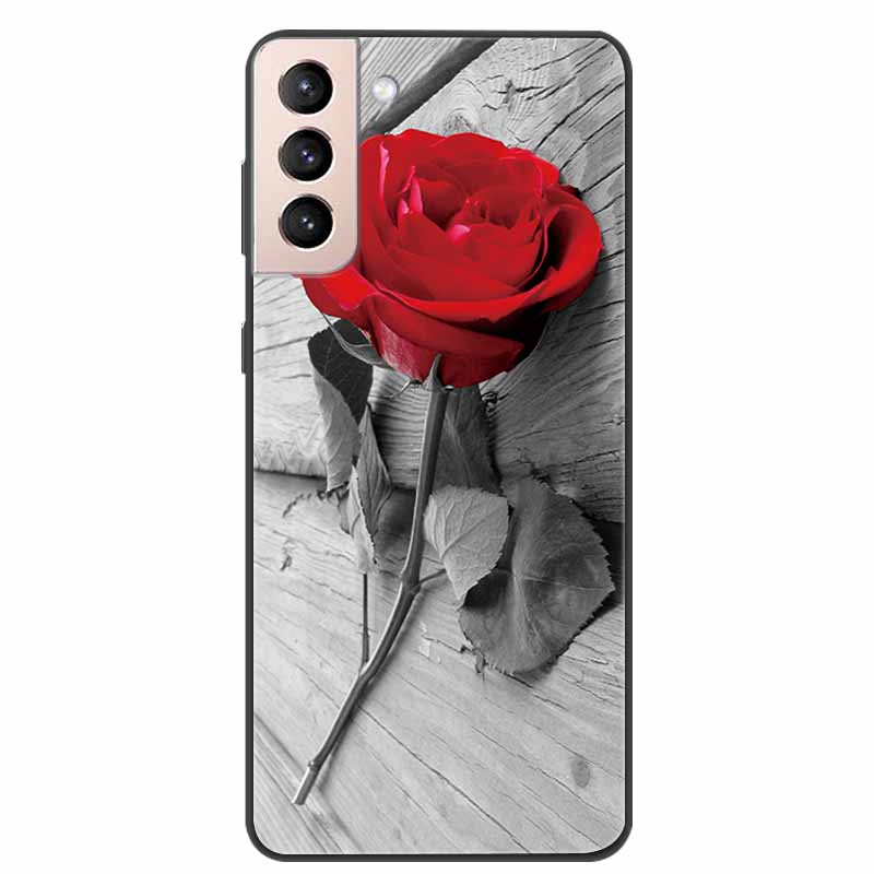 Per Samsung Galaxy S21 FE 5G Custodia Cartoon Dipinta Morbida TPU Custodie per Telefono per Galaxy S21FE S 21 FE Cover Posteriore in Silicone Coque Carina
