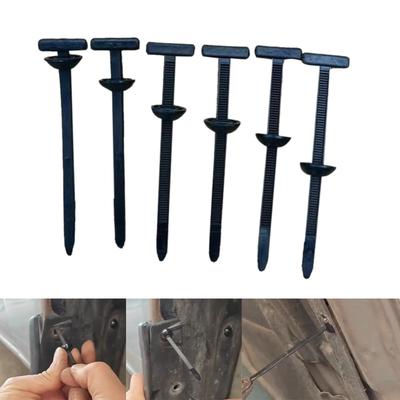 AIBOAT 50 Pcs Rivets Auto Fender Bumper Clips Push Rivets Universal Fastening Nylon Push