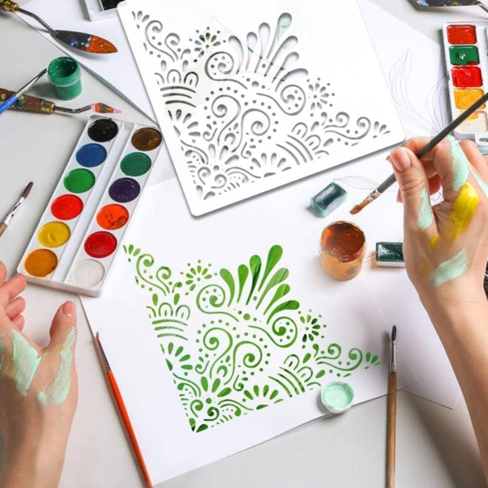 Reusable Mandala Stencil Kit Large Size Stencil Template Embossing Big Stencil  Canvas Art