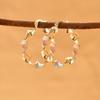 1 Pair of Chic Bohemian Hoop Earrings for Women - Elegant & Versatile Accessory, Perfect for Everyday Outfits & Gifts, Quirky Earrings