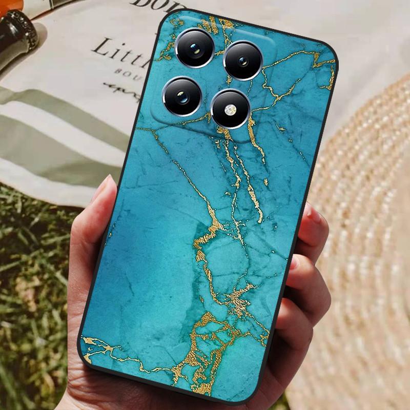 

Для Xiaomi 14T Pro 5G Чехол Модный Мрамор Мягкий Силиконовый Чехол Защитная Крышка Для Xiaomi 14T Бампер Mi 14T Pro Чехол для Телефона Фунда Xiaomi 14T