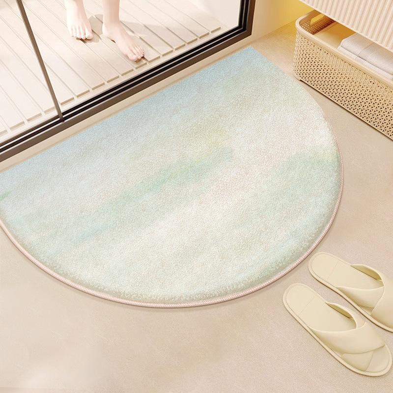 Bathroom Floor Mats Entrance Floor Mat Foldable Absorbent and Anti Slip Mats