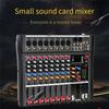 ABNR CT80 Professional Audio Mixer 8-Channel Bluetooth USB Effect 48V Stage Party Sound Mixer Console