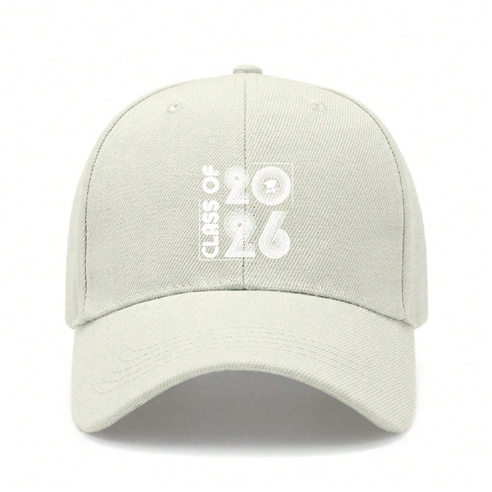 [Graduation Baseball Cap] Class Of 2026 Print Adjustable Polyester Hat Unisex  Casual Outdoor Sports - Gift For Graduates & Students